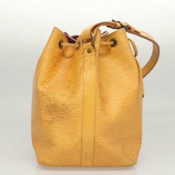 LOUIS VUITTON Epi Petit Noe Shoulder Bag Yellow M44109 LV Auth BD2091 - Picture 6 of 16